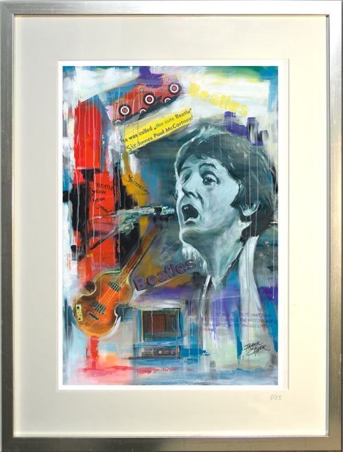 "Paul McCartney - limitierter Kunstdruck - Frank Zander