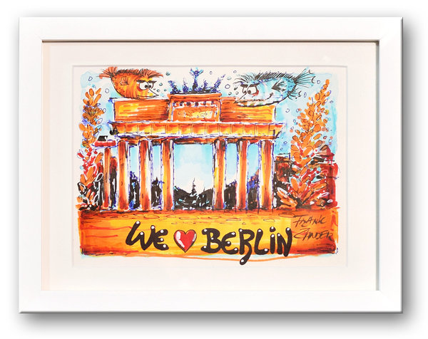 "We love Berlin" - Gemälde - Frank Zander